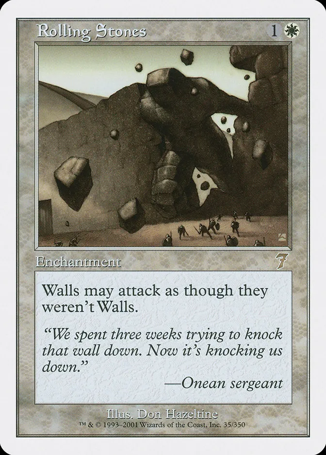 2001 Seventh Edition Rolling Stones rare #35 rare card image