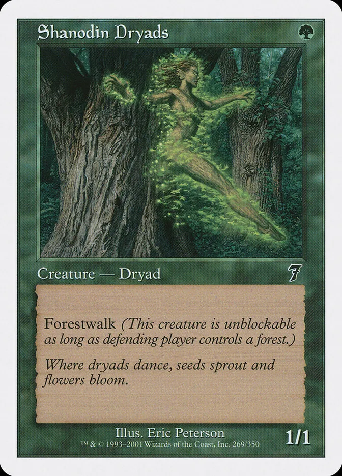 2001 Seventh Edition Shanodin Dryads #269 common card image