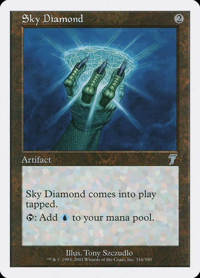 2001 Seventh Edition Sky Diamond uncommon #316 uncommon card image