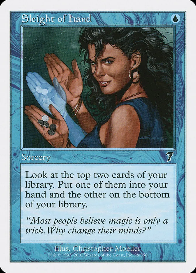 2001 Seventh Edition Sleight of Hand common #98 common card image