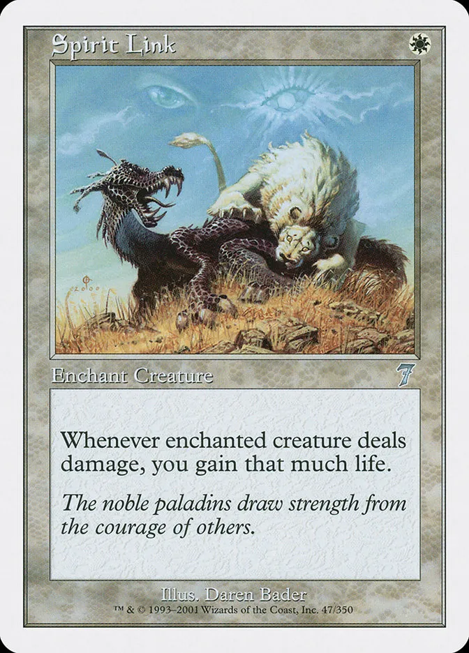 2001 Seventh Edition Spirit Link #47 uncommon card image