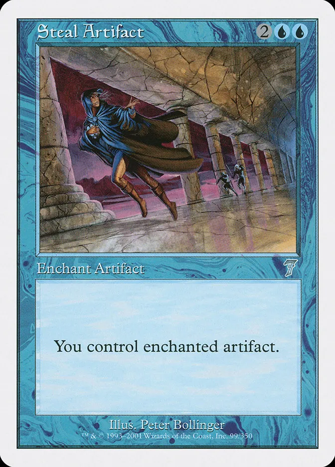 2001 Seventh Edition Steal Artifact uncommon #99 uncommon card image