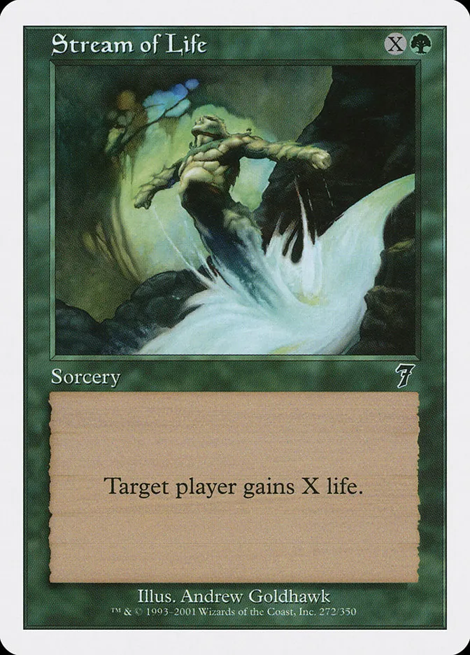 2001 Seventh Edition Stream of Life common #272 common card image