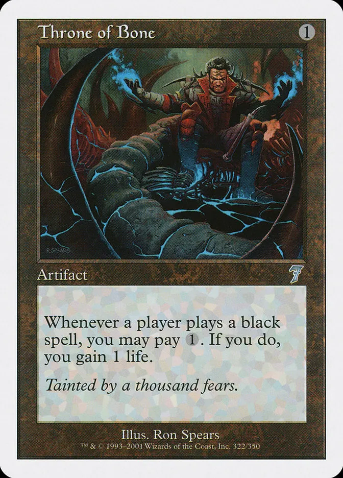 2001 Seventh Edition Throne of Bone uncommon #322 uncommon card image