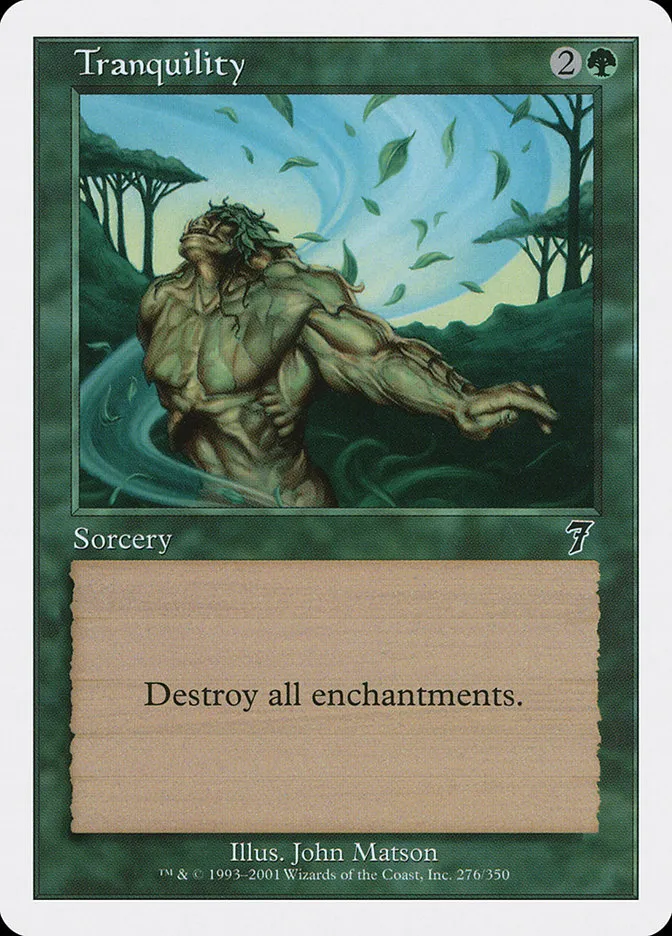 2001 Seventh Edition Tranquility common #276 common card image