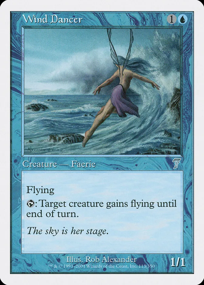 2001 Seventh Edition Wind Dancer uncommon #113 uncommon card image