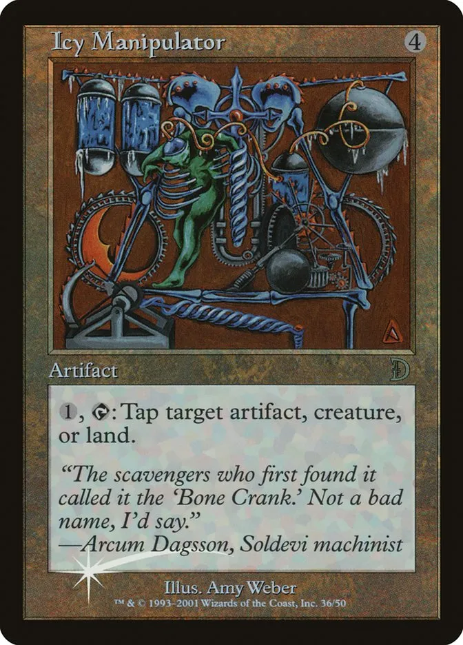 2001 Deckmasters Icy Manipulator #36★ uncommon card image