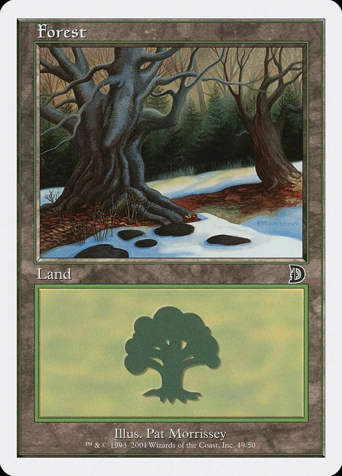 2001 Deckmasters Forest common #49 common card image
