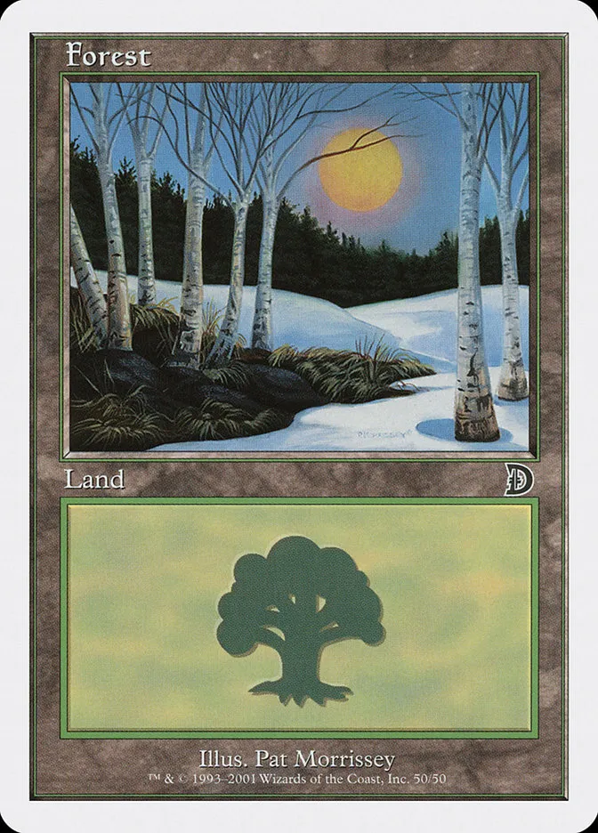 2001 Deckmasters Forest common #50 common card image