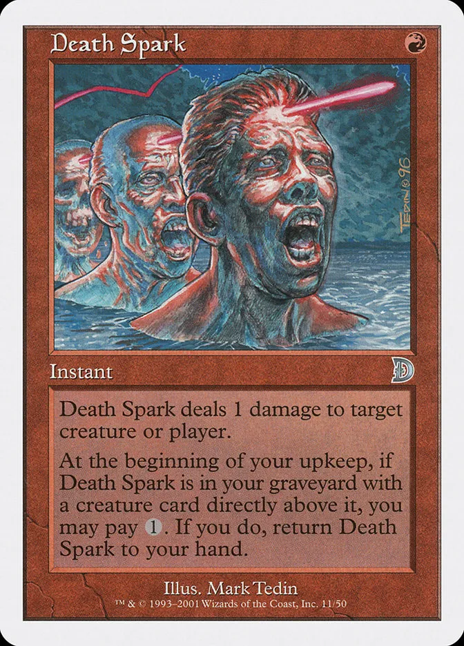 2001 Deckmasters Death Spark uncommon #11 uncommon card image
