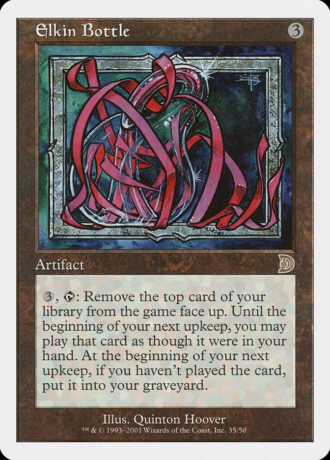 2001 Deckmasters Elkin Bottle rare #35 rare card image