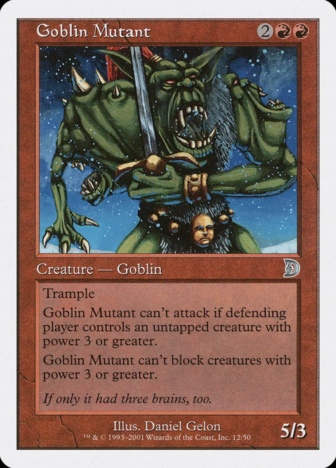 2001 Deckmasters Goblin Mutant uncommon #12 uncommon card image