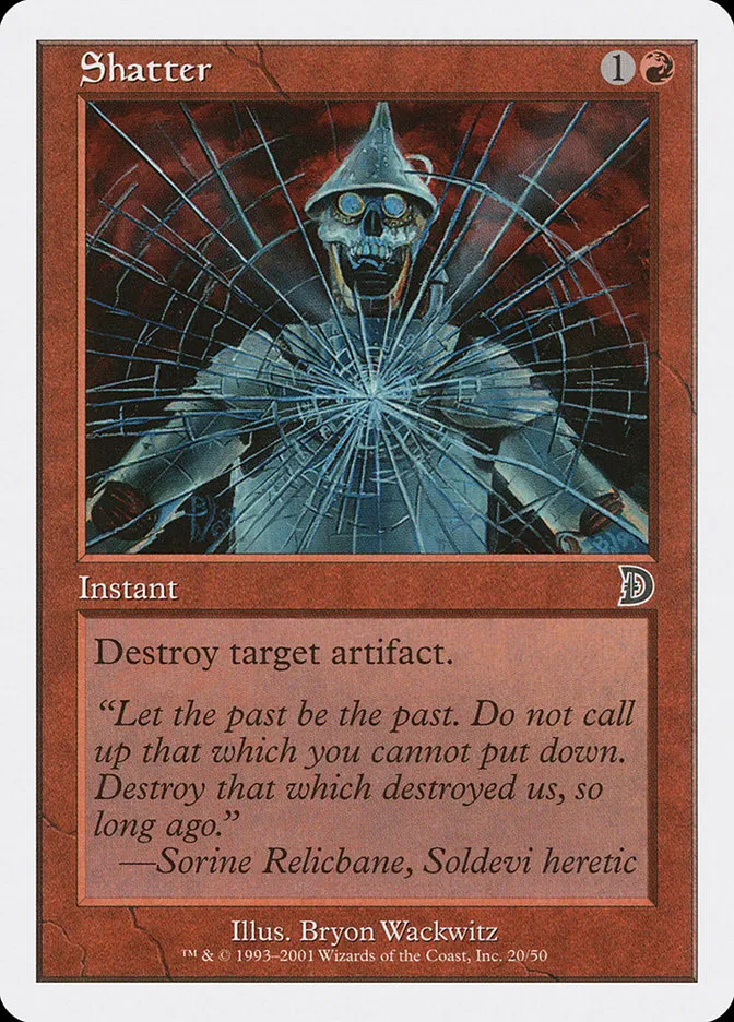 2001 Deckmasters Shatter common #20 common card image