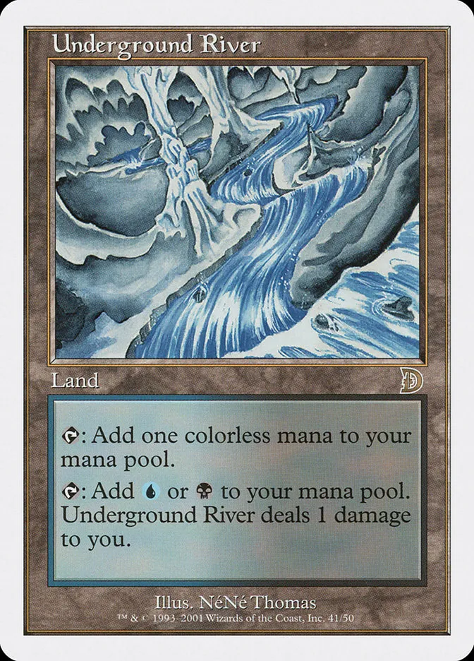 2001 Deckmasters Underground River rare #41 rare card image