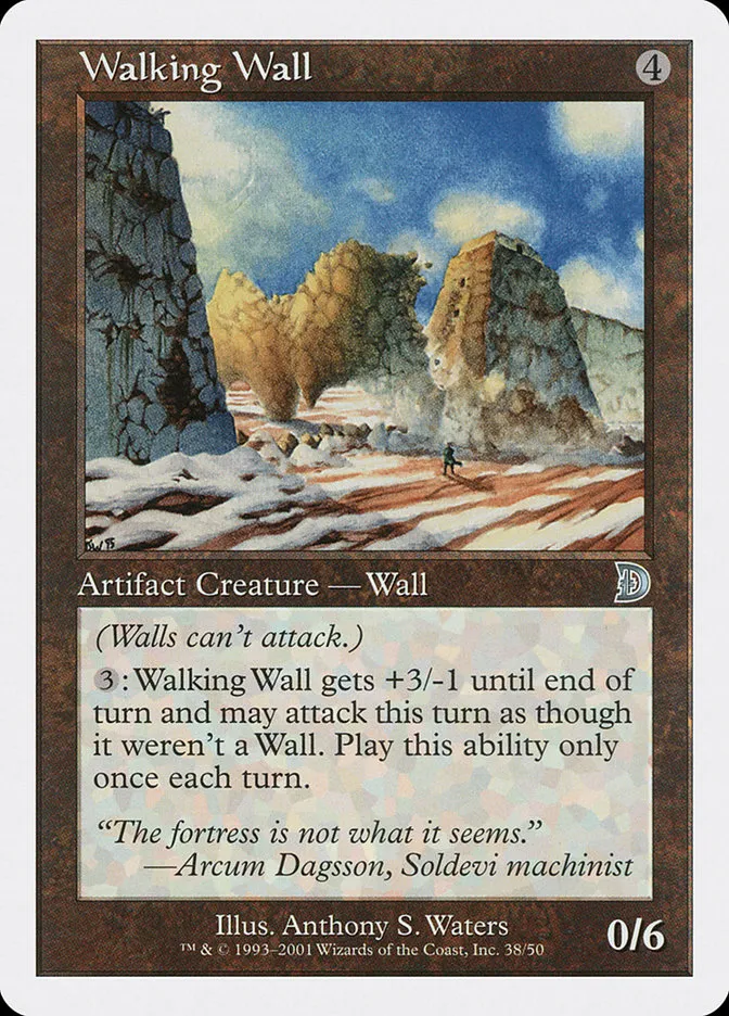 2001 Deckmasters Walking Wall uncommon #38 uncommon card image