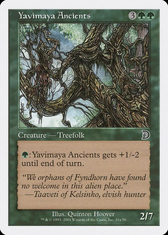 2001 Deckmasters Yavimaya Ancients common #31a common card image