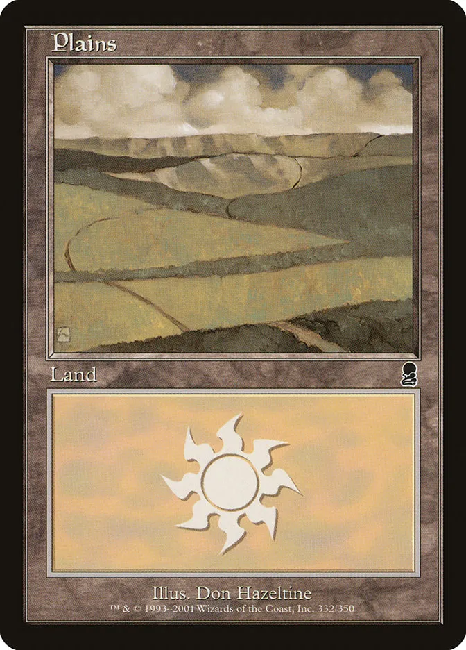 2001 Odyssey Plains common #332 common card image