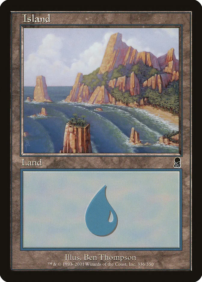 2001 Odyssey Island common #336 common card image