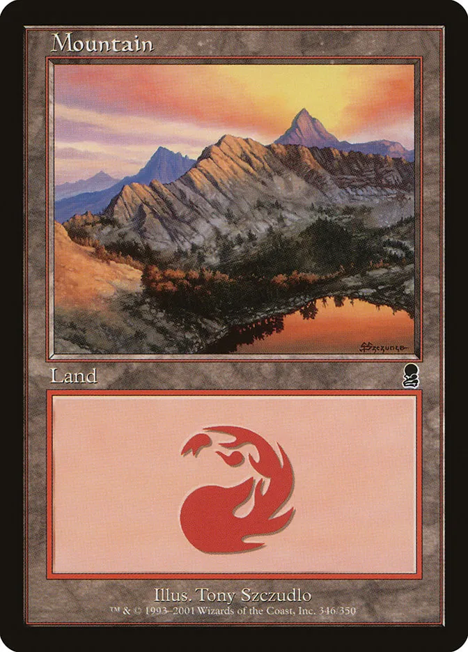 2001 Odyssey Mountain common #346 common card image