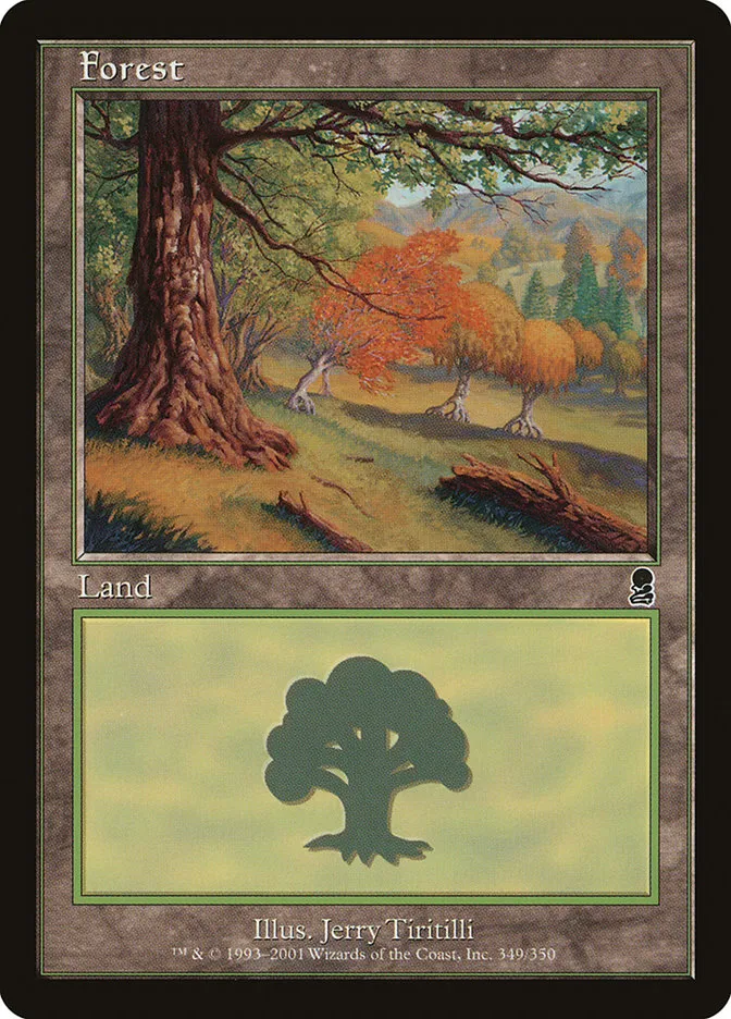 2001 Odyssey Forest common #349 common card image