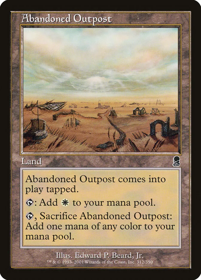 2001 Odyssey Abandoned Outpost common #312 common card image