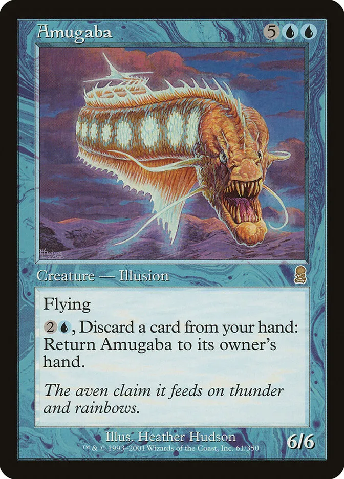 2001 Odyssey Amugaba rare #61 rare card image