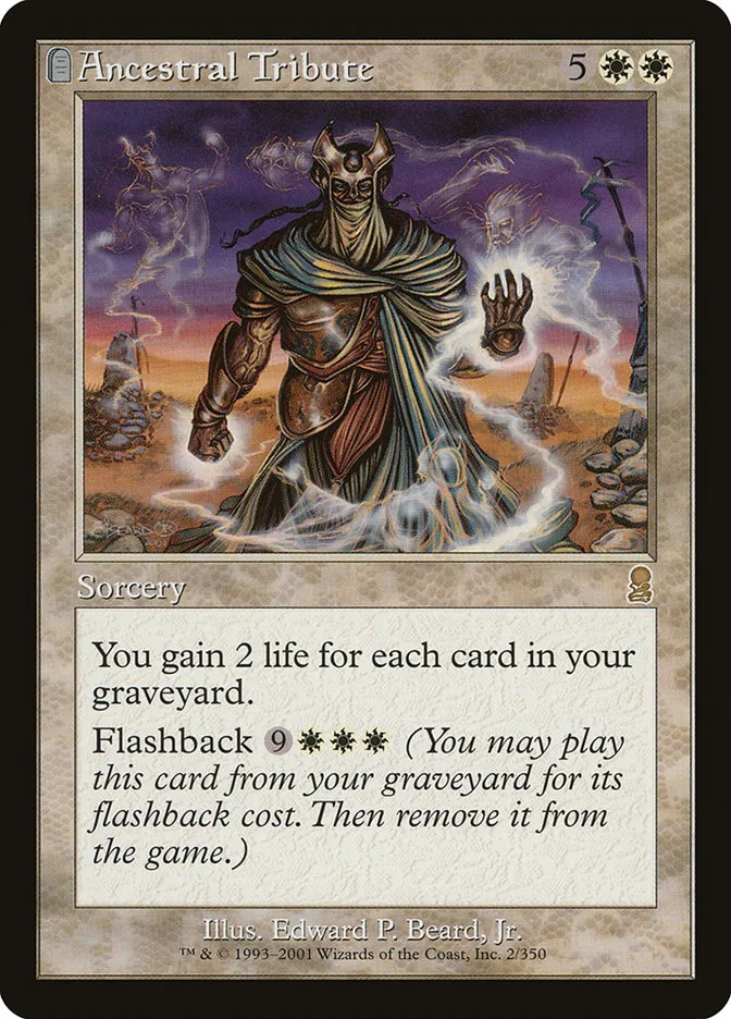 2001 Odyssey Ancestral Tribute #2 rare card image