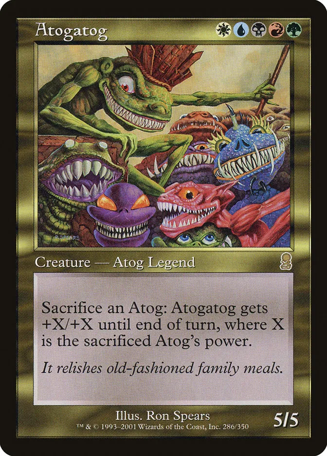 2001 Odyssey Atogatog #286 rare card image