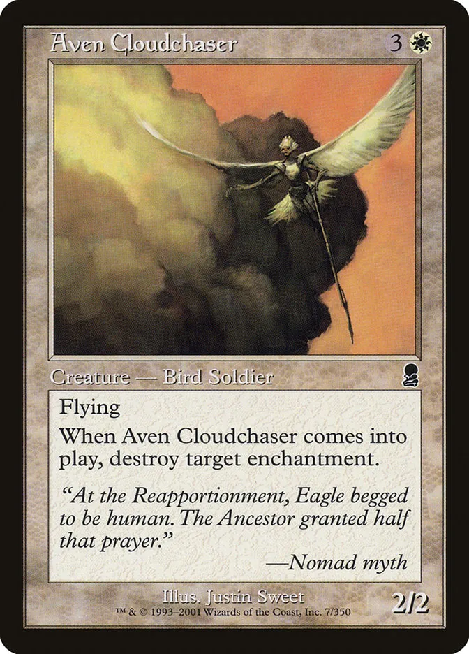 2001 Odyssey Aven Cloudchaser common #7 common card image