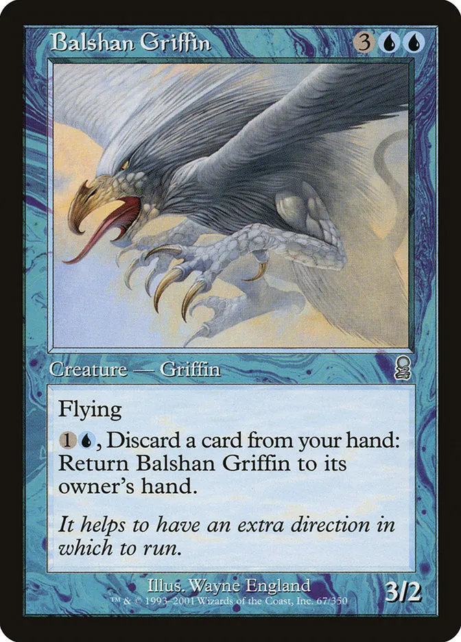 2001 Odyssey Balshan Griffin uncommon #67 uncommon card image