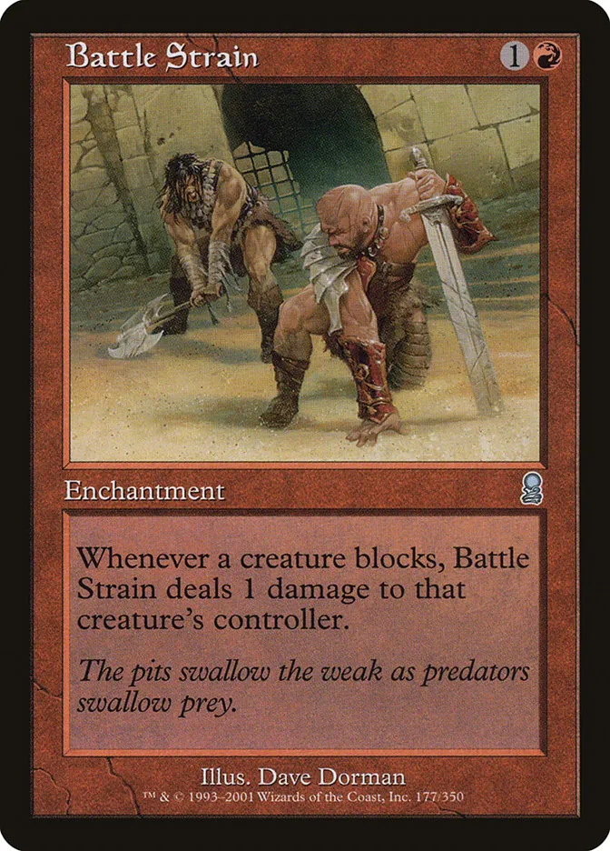 2001 Odyssey Battle Strain uncommon #177 uncommon card image
