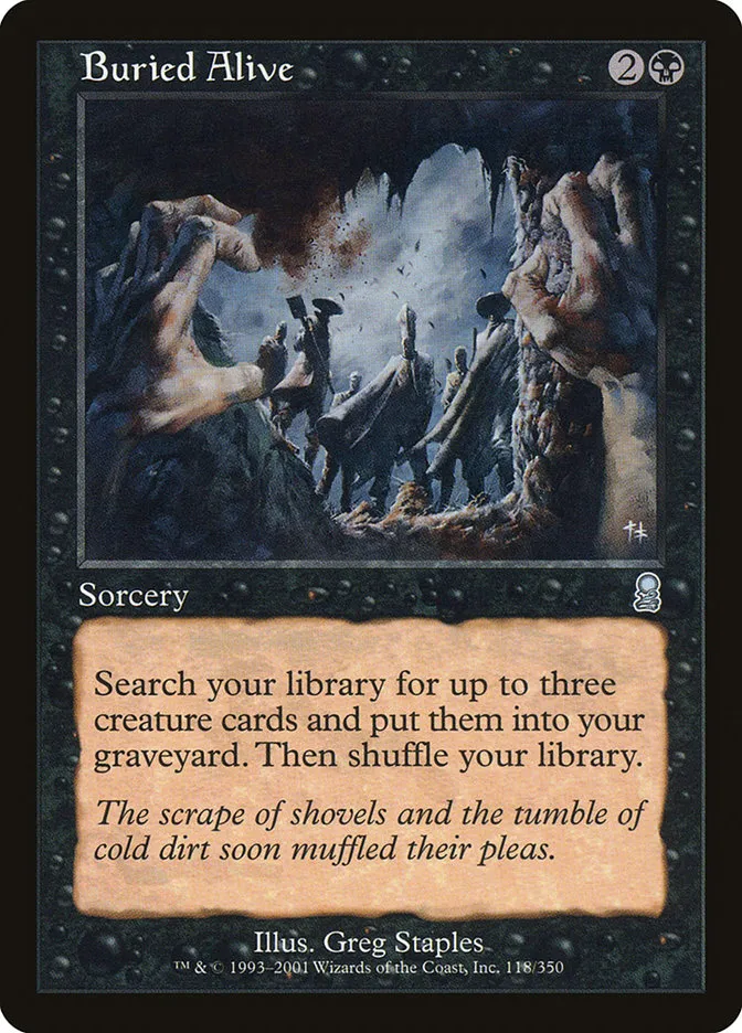2001 Odyssey Buried Alive [Foil] uncommon #118 uncommon card image