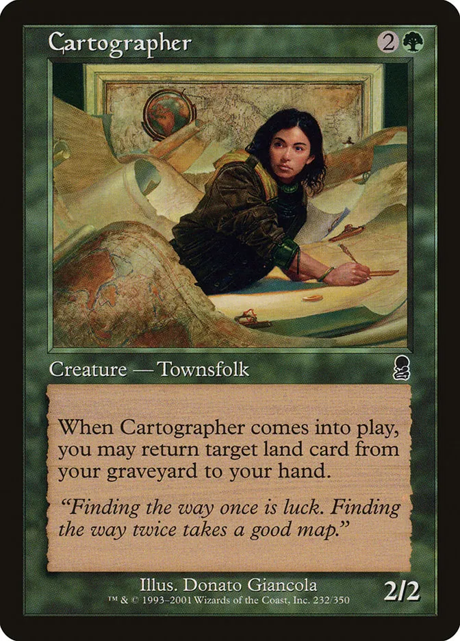 2001 Odyssey Cartographer common #232 common card image