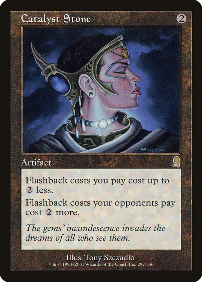 2001 Odyssey Catalyst Stone rare #297 rare card image
