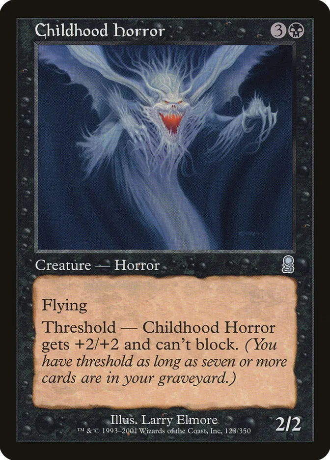 2001 Odyssey Childhood Horror #123 uncommon card image