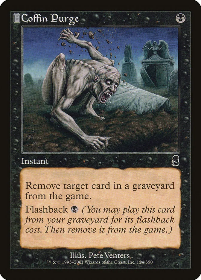 2001 Odyssey Coffin Purge common #124 common card image