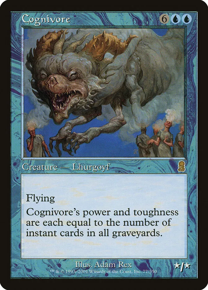 2001 Odyssey Cognivore #77 rare card image