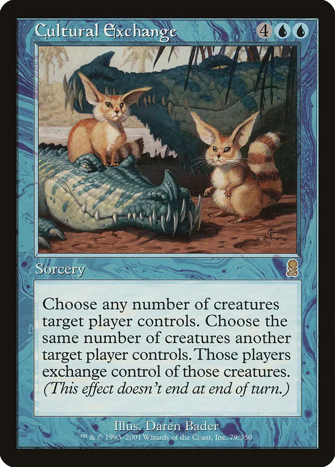 2001 Odyssey Cultural Exchange #79 rare card image