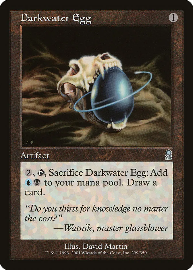 2001 Odyssey Darkwater Egg uncommon #299 uncommon card image