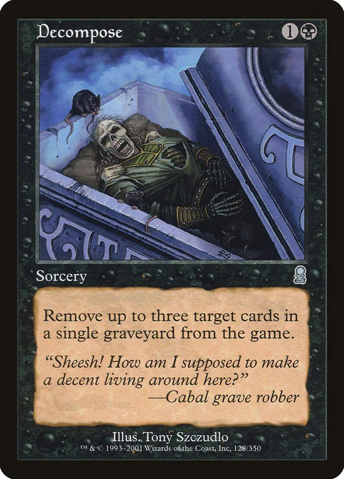 2001 Odyssey Decompose uncommon #128 uncommon card image