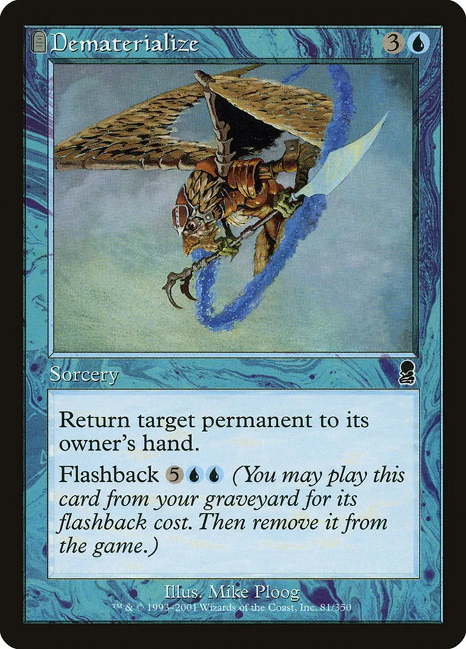 2001 Odyssey Dematerialize common #81 common card image