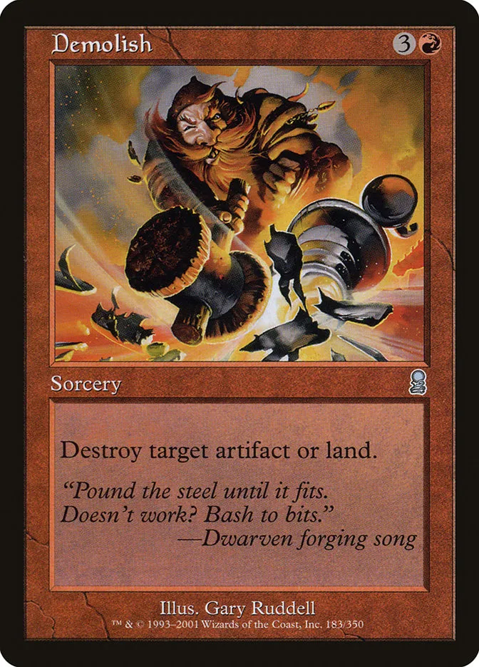 2001 Odyssey Demolish #183 uncommon card image