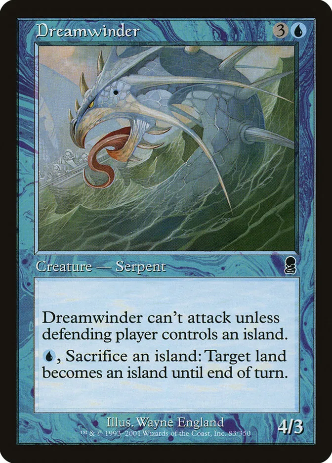 2001 Odyssey Dreamwinder common #83 common card image