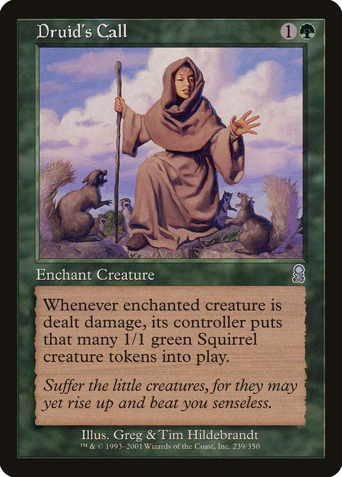 2001 Odyssey Druid's Call uncommon #239 uncommon card image