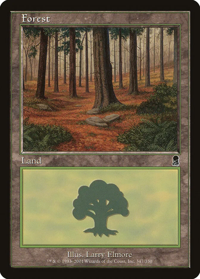 2001 Odyssey Forest common #347 common card image