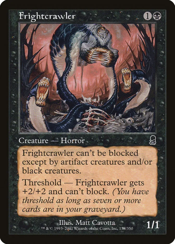 2001 Odyssey Frightcrawler common #138 common card image