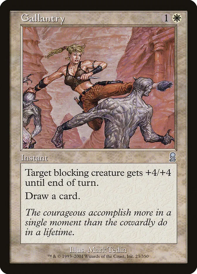 2001 Odyssey Gallantry uncommon #23 uncommon card image