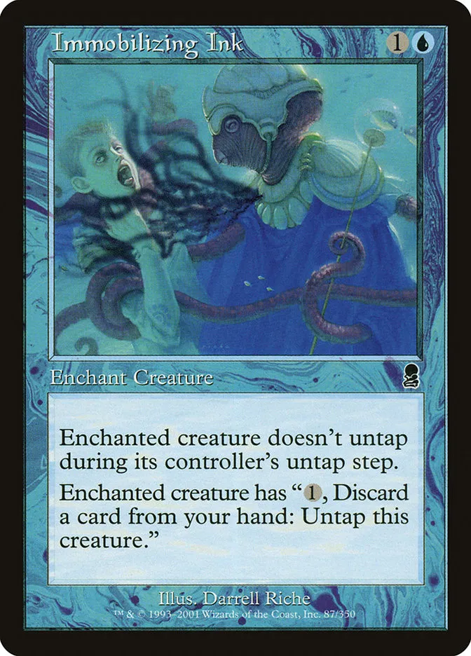 2001 Odyssey Immobilizing Ink common #87 common card image
