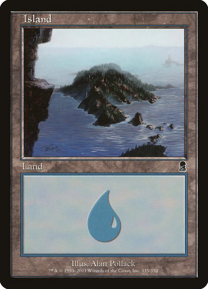2001 Odyssey Island common #335 common card image