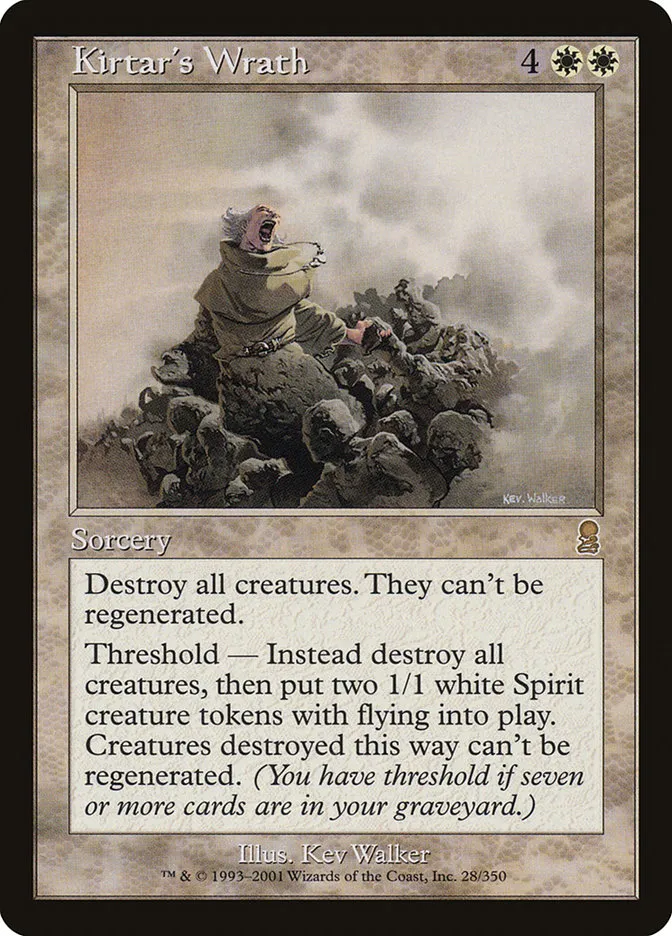 2001 Odyssey Kirtar's Wrath #28 rare card image